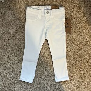 2T Ralph Lauren White Aubrie Legging